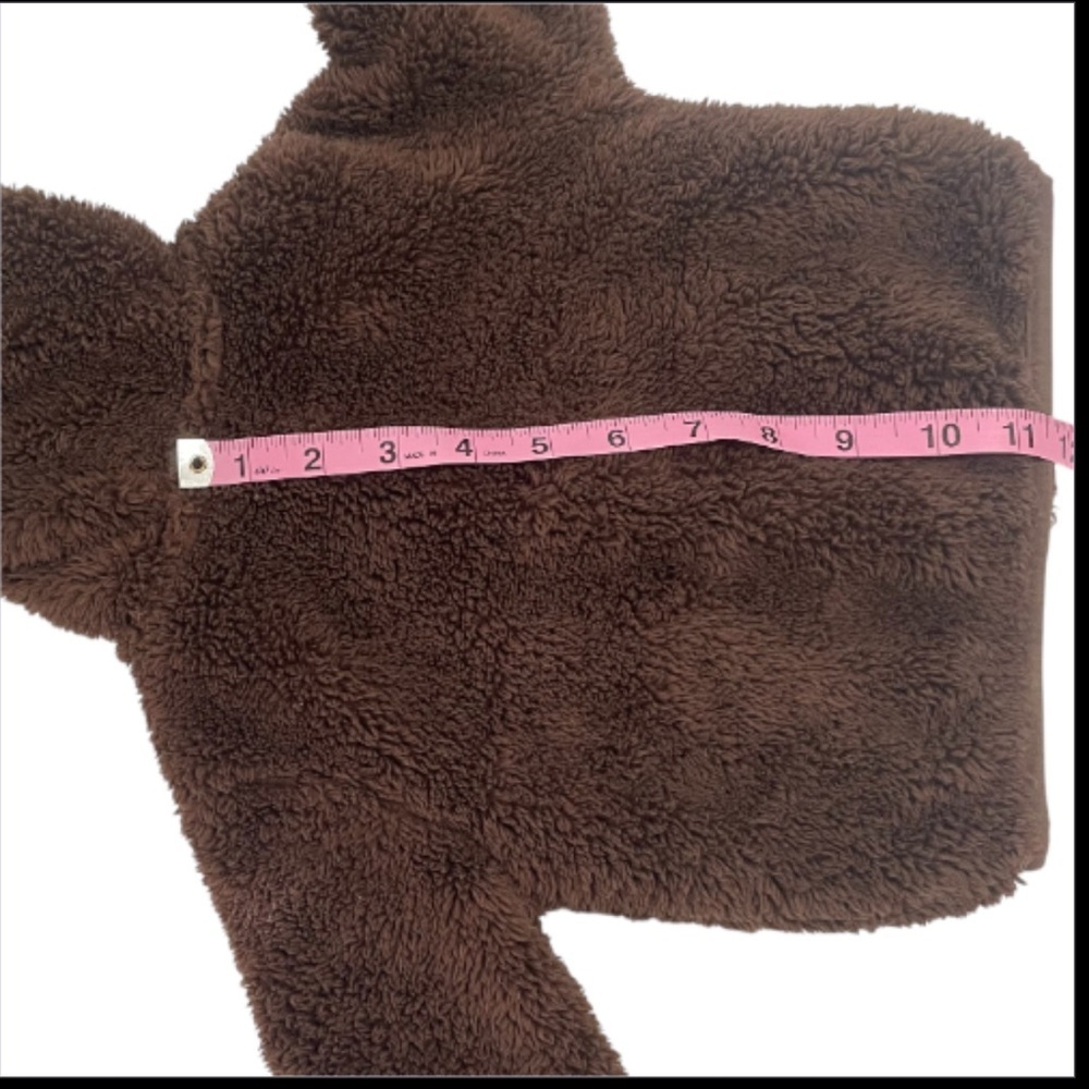 Old Navy Brown Furry Bear Hoodie for Kids - Picture 7 of 7